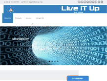 Tablet Screenshot of liveitup.co.za